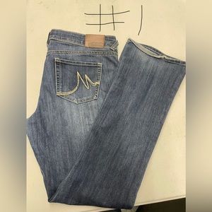 BUNDLE, 3 pairs of Maurice’s size 9/10 regular bootcut jeans